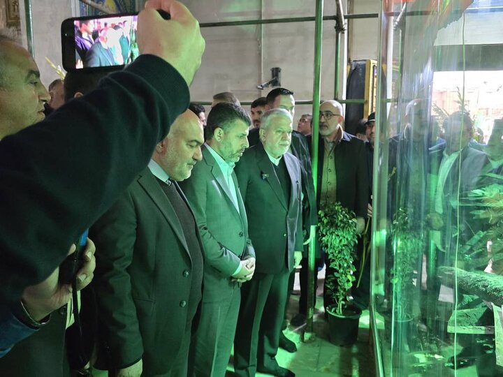ادای احترام وزیر میراث فرهنگی به حرم مطهر سبزقبا(ع) در دزفول ادای احترام وزیر میراث فرهنگی به حرم مطهر سبزقبا(ع) در دزفول