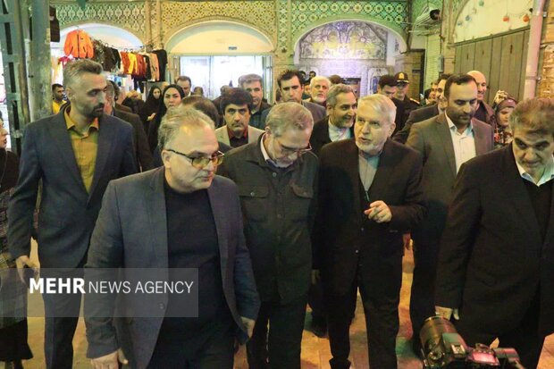 بازدید وزیر میراث فرهنگی از طرح بازارچه سمنان بازدید وزیر میراث فرهنگی از طرح بازارچه سمنان