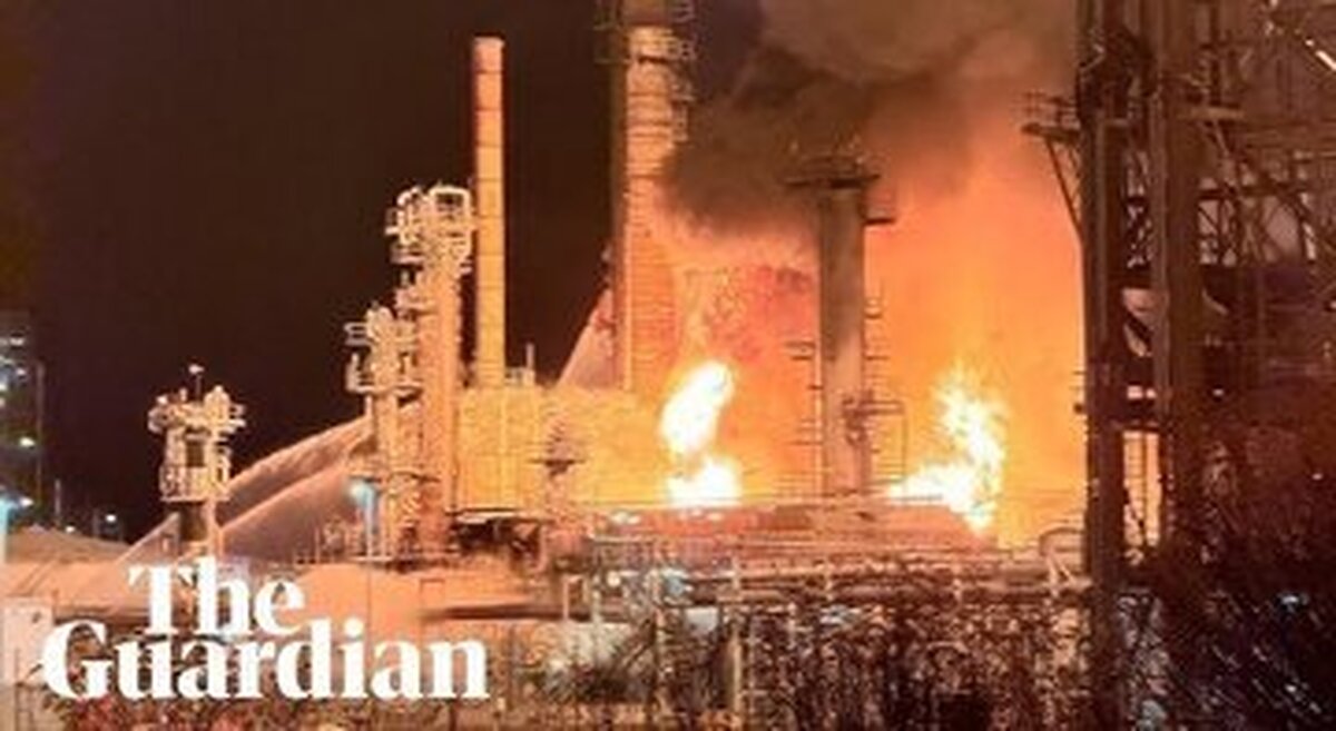 آتشسوزی در بزرگترین پالایشگاه استرالیا/ تولید بنزین مختل شد آتشسوزی در بزرگترین پالایشگاه استرالیا/ تولید بنزین مختل شد