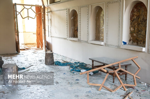 اصابت ۲۱ موشک سنگرشکن به حریم سعدآباد اصابت ۲۱ موشک سنگرشکن به حریم سعدآباد