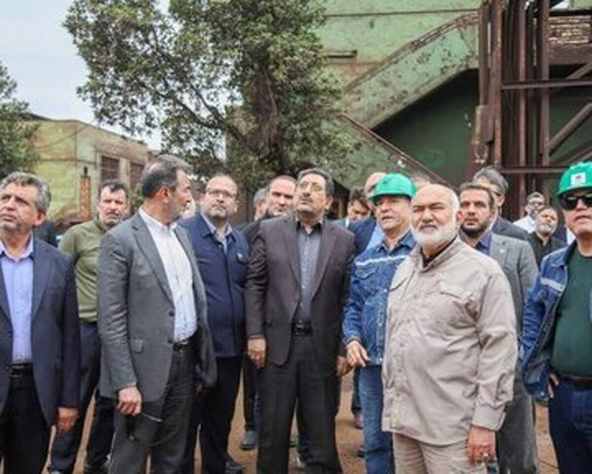 وزیر صمت از فولاد خوزستان بازدید کرد وزیر صمت از فولاد خوزستان بازدید کرد