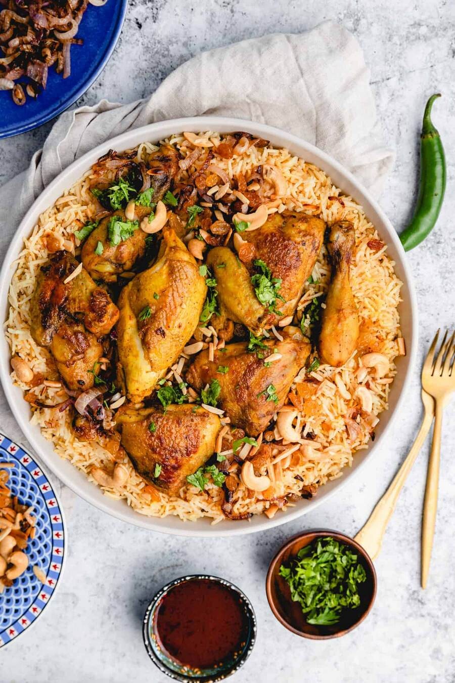 تجربه بینظیر غذای عربی با بهترین دسرها و غذاهای قطر chickenmachboos-8.jpg