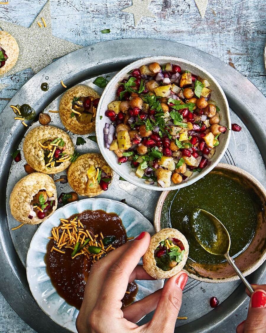 تجربه بینظیر غذای عربی با بهترین دسرها و غذاهای قطر pani-puri.jpg