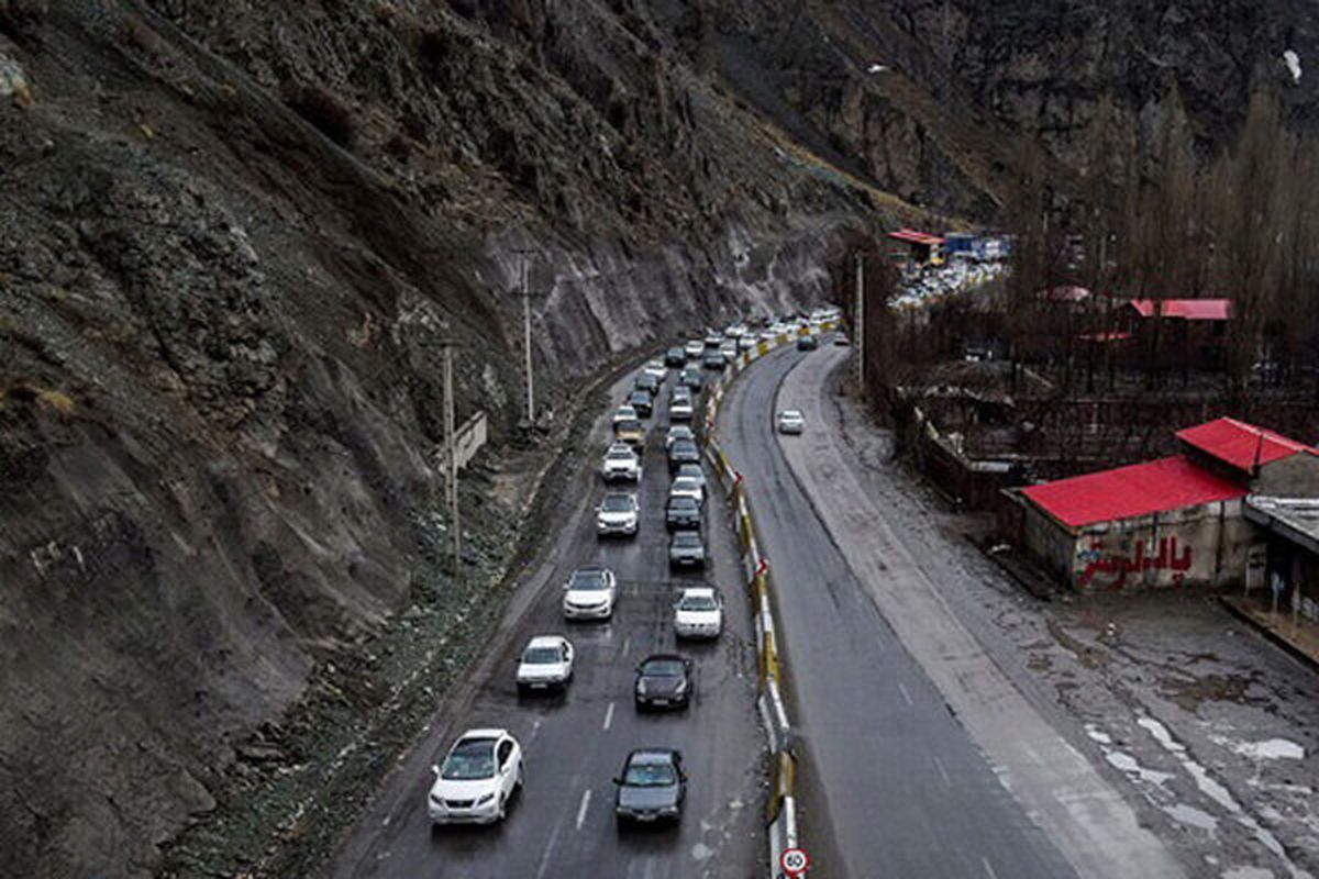 جاده کندوان و آزادراه تهران - شمال یکطرفه شد جاده کندوان و آزادراه تهران - شمال یکطرفه شد