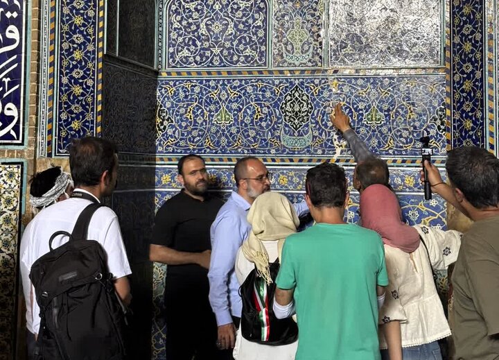 ترکهای مسجد جامع عباسی و هشدارجهانی؛روایتی از زخم جنگ بر میراث اصفهان ترکهای مسجد جامع عباسی و هشدارجهانی؛روایتی از زخم جنگ بر میراث اصفهان
