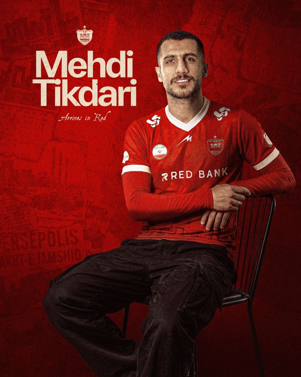 مهدی تیکدری پرسپولیسی شد مهدی تیکدری پرسپولیسی شد